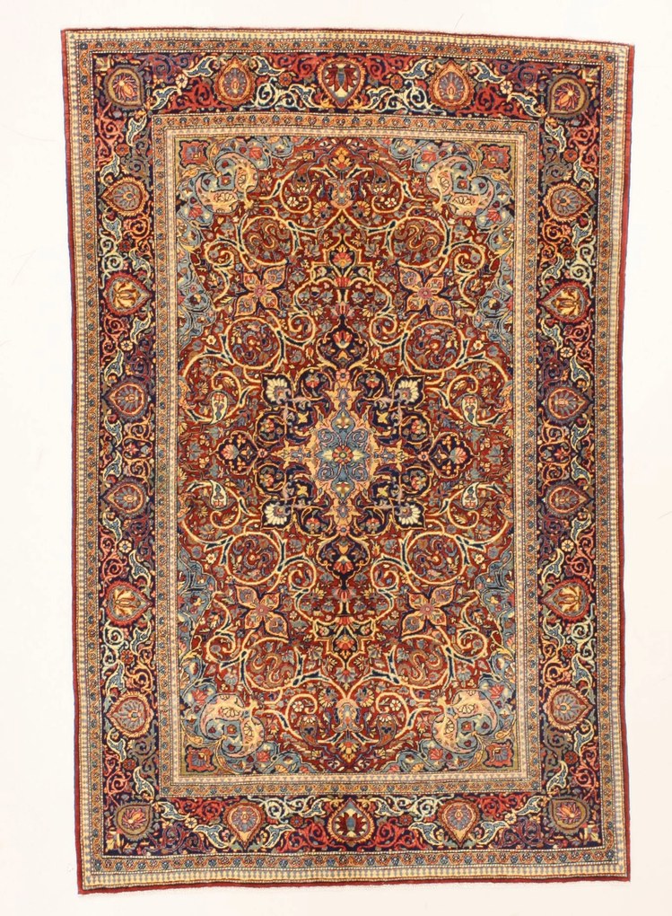 Kashan Tappeto persiano 200 x 130 (Iran) Annodato A Mano