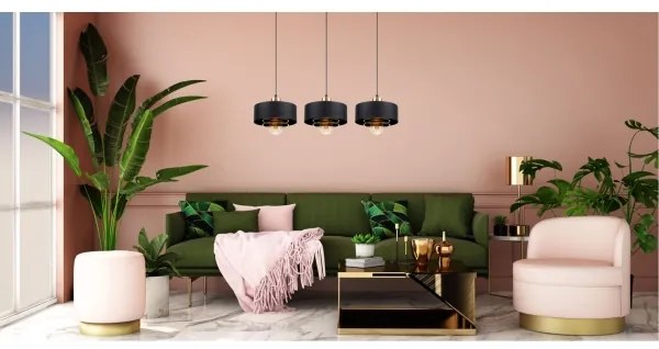 Lampadario a sospensione con filo VEST 3xE27/60W/230V