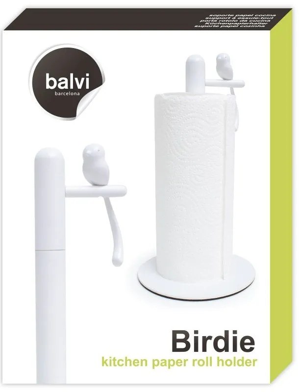 Porta asciugamani da cucina bianco ø 16 cm Birdie - Balvi