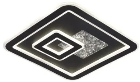 Plafoniera LED dimmerabile LED/110W/230V nero + telecomando