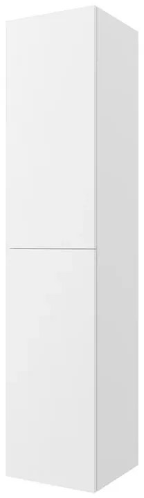 Colonna bagno sospesa 160 cm Melody bianco opaco con ante reversibili