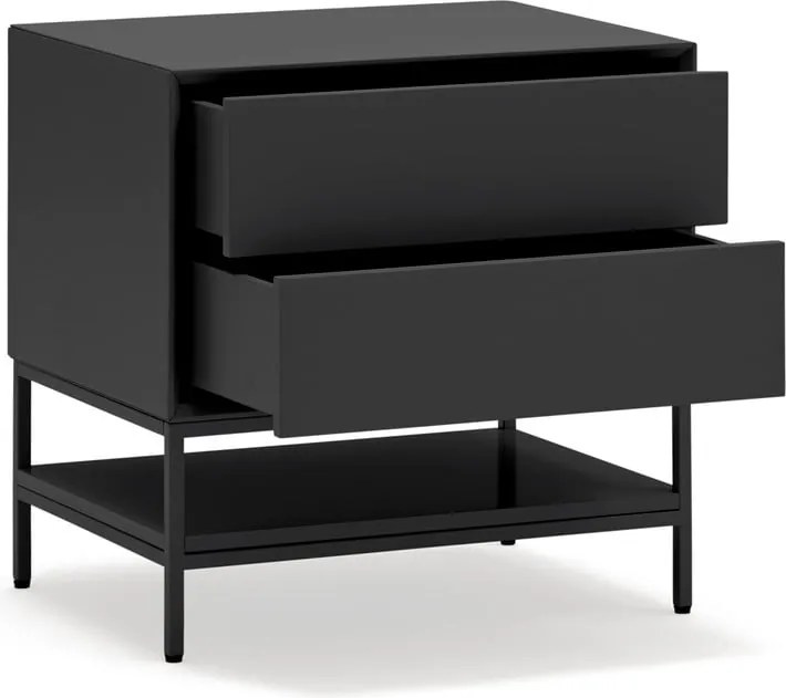 Comodino nero Platt – Teulat