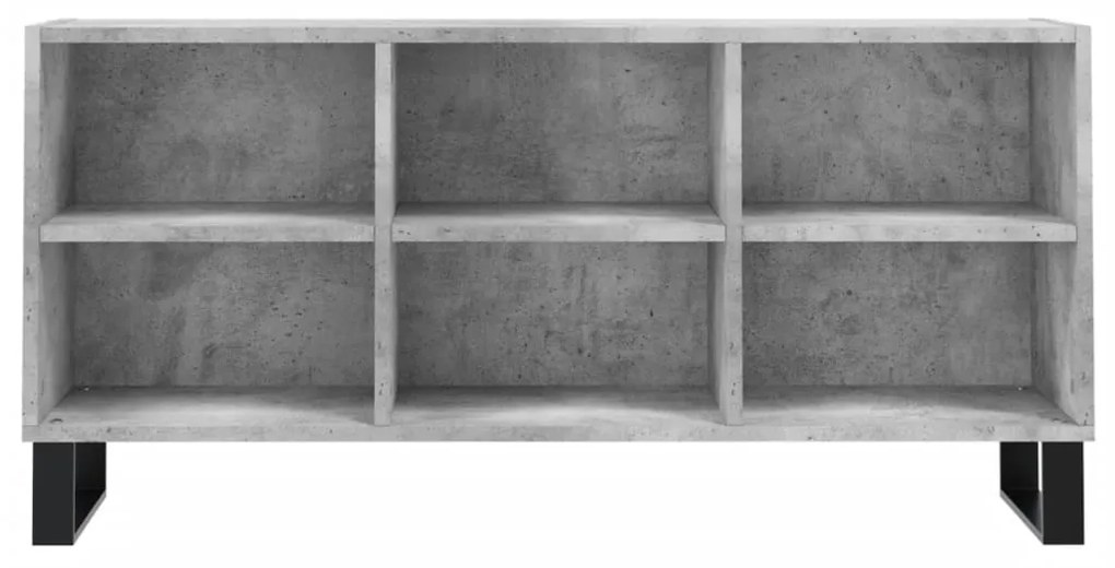 Mobile per TV Grigio Cemento 103,5x30x50 cm Legno Multistrato