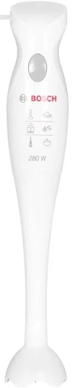 Frullatore ad Immersione MSM6B100 280W Bianco 1 Velocità Lama Acciaio Inox - Bosch