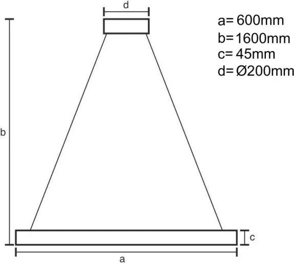 Brilagi-LED Lampada a sospensione dimmerabile su cavo CIRCLE LED/85W/230V 3000-6500K nero + telecomando