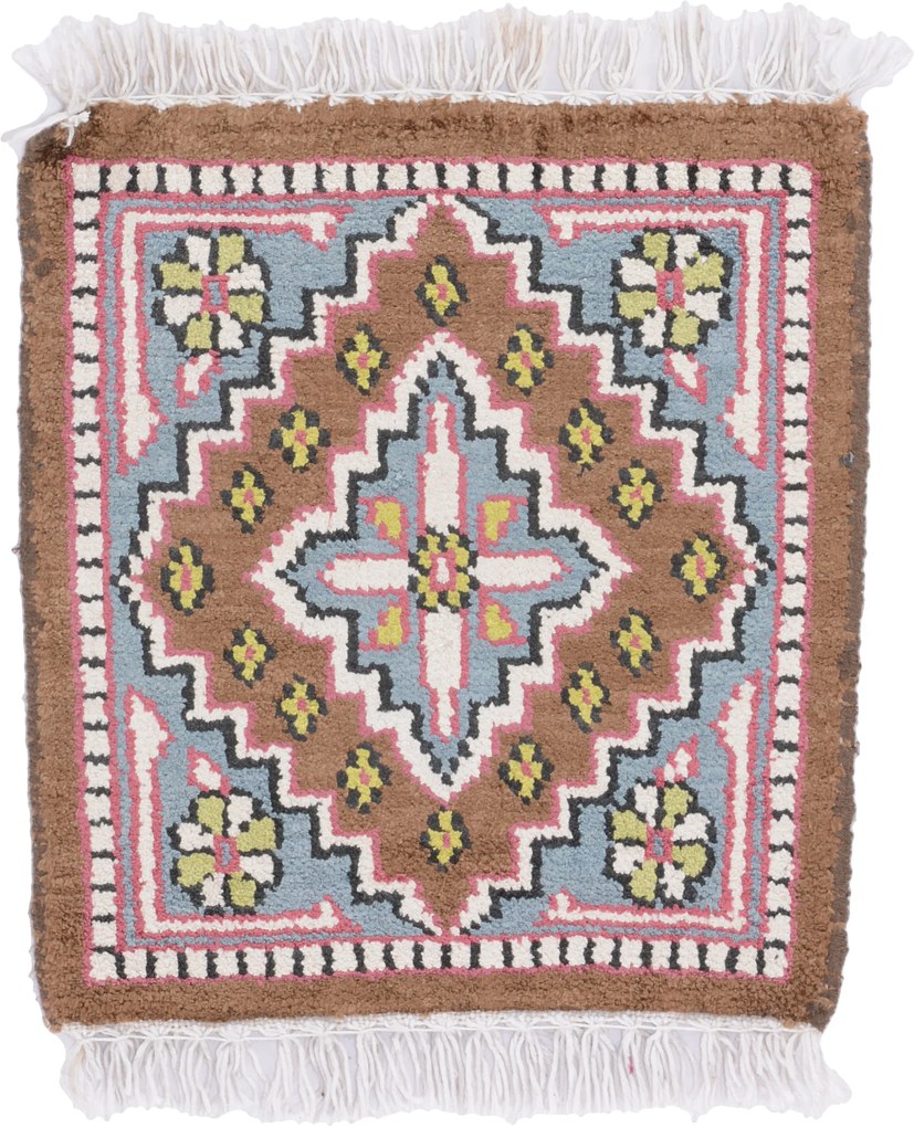 Agra Tappeto 30x30 (Indian) Annodato A Mano