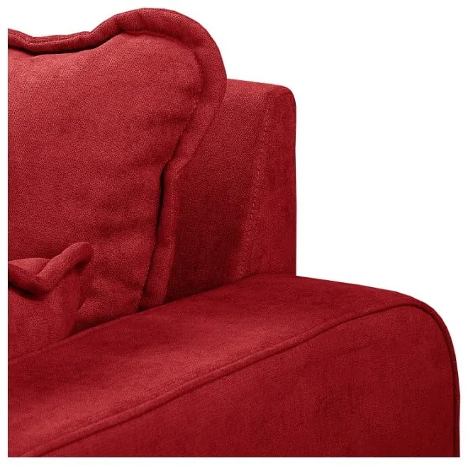 Divano rosso 193 cm Beata - Ropez