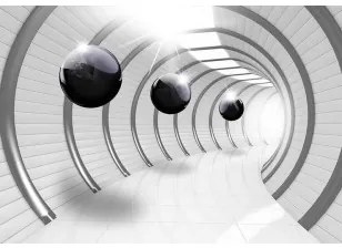 Fotomurale Futuristic Tunnel Adesiva 392x280