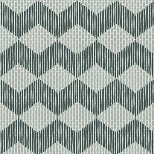 Mutina Tape Zigzag Piastrella Cm 20,5x20,5 Green