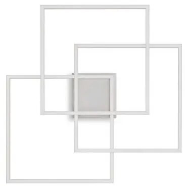 Lampada da soffitto frame pl quadrato bianco