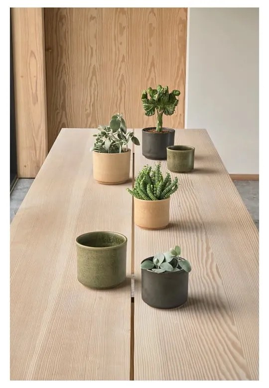 Coprivaso in gres ø 17 cm Leer - Villa Collection