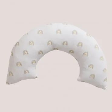 Cuscino antiscivolo in cotone Yooly Kids Rainbow - Sklum