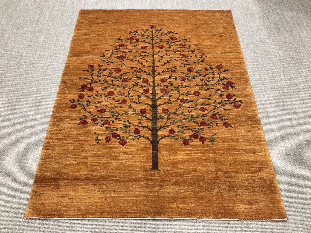 Loribaft Tappeto persiano 150x200 Giallo (Iran) Annodato A Mano