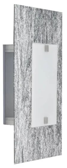 Applique glamour Leaf grigio 1X E27 LUMICOM