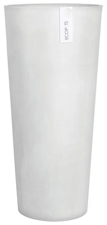 Vaso per piante e fiori AMSTERDAM ECOPOT'S in polipropilene grigio chiaro H 70 cm Ø 32 cm