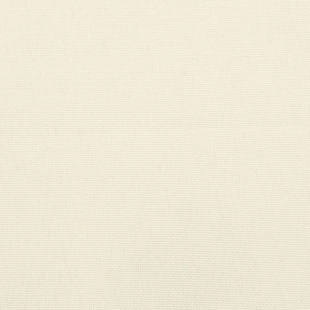 Cuscino per Panca Bianco Crema 150x50x7 cm in Tessuto Oxford