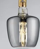 Lampadina led filamento smoke td160 attacco e27 8w 250lm 1800k 300°...