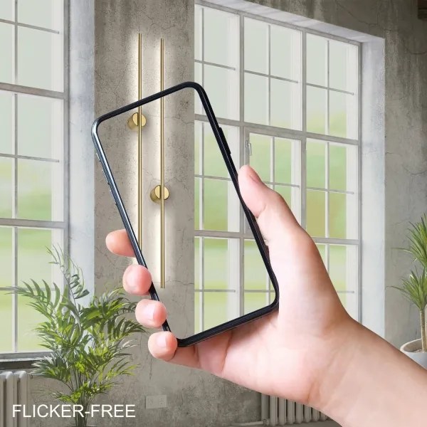 Applique a parete LANA LED/12W/230V 4000K oro opaco