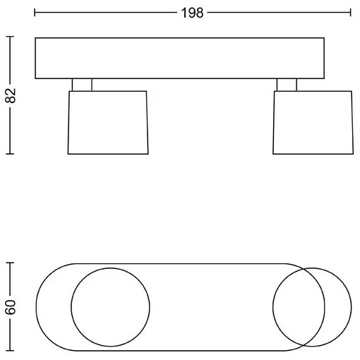 Philips - Faretto LED dimmerabile STAR 2xLED/4,5W/230V