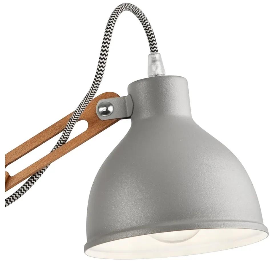 Lampada a sospensione grigia per 3 lampadine Marcello - LAMKUR