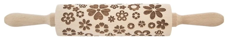 Mattarello con rilievo in legno – Orion