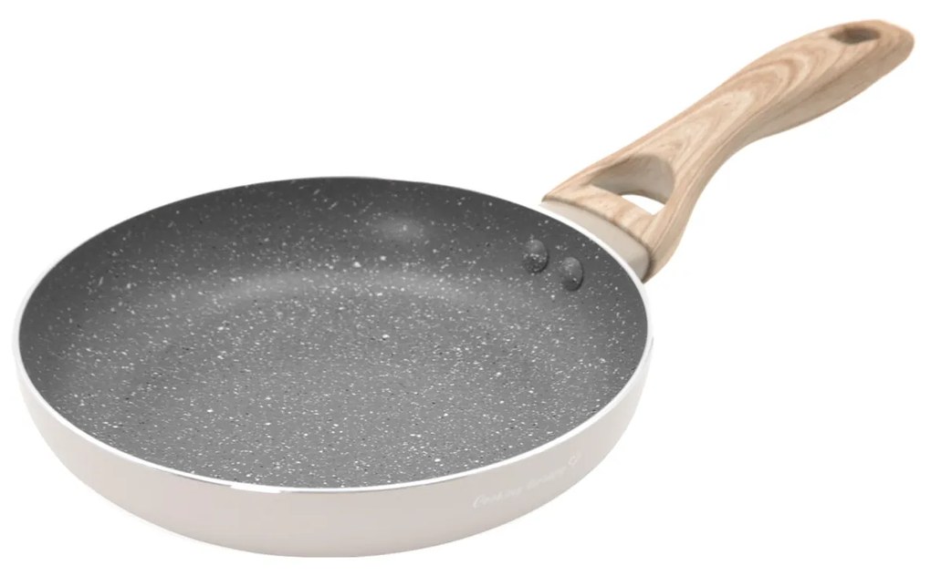 Padella 20 cm scritta taupe Cooking Therapy