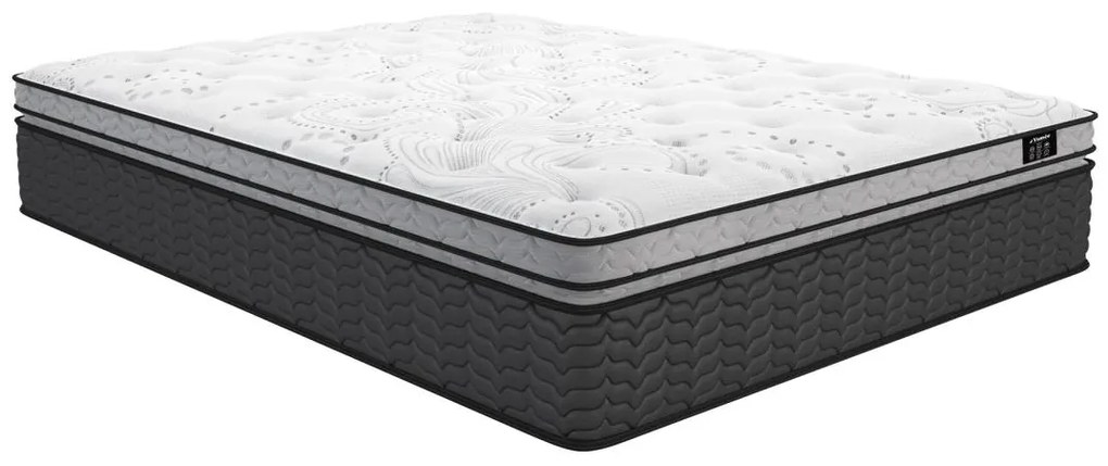Set rete + materasso ibrido molle insacchettate e topper integrato sp. 35cm 160 x 200cm - GAMIANI di YSMÉE
