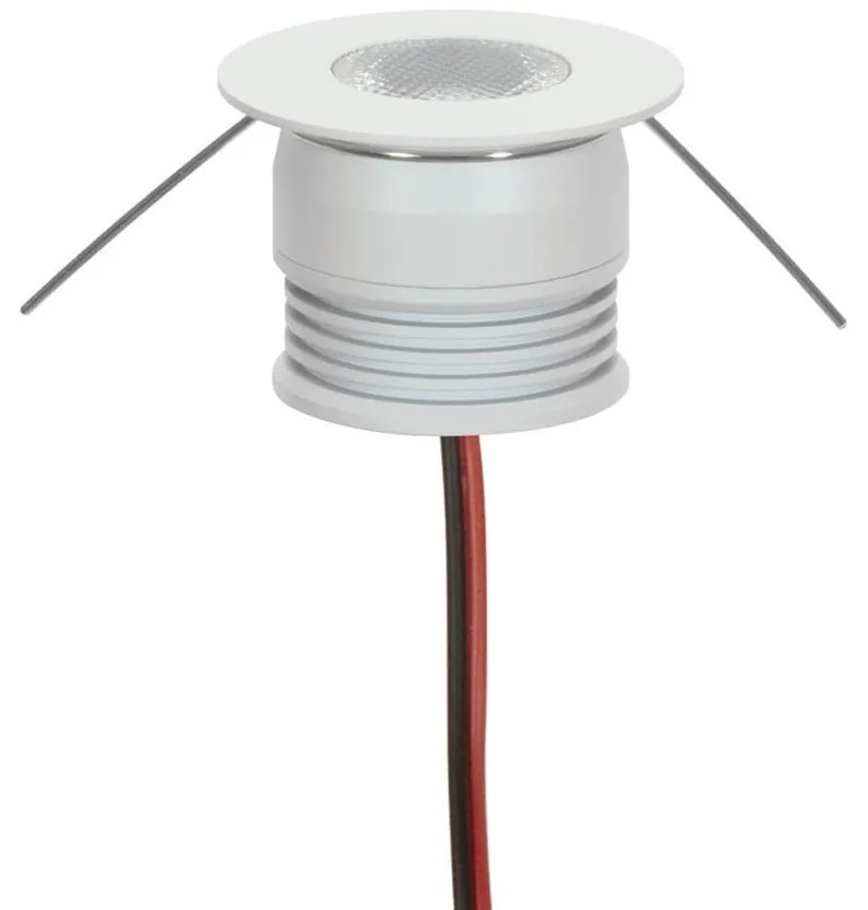 Faretto Segnapasso LED 3W IP44 Bianco 25° 220V Colore Bianco Naturale 4.000K