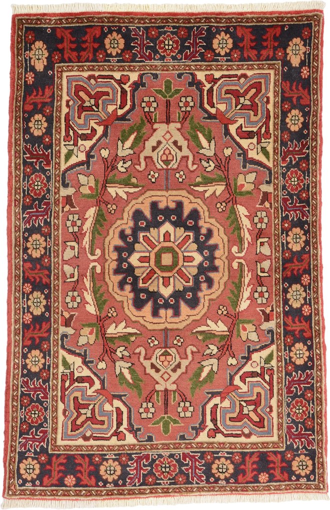 Heriz Tappeto 150x100 (Iran) Annodato A Mano
