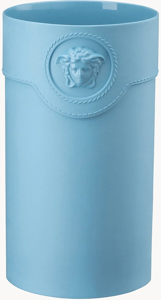 Vaso in porcellana La Medusa Blue, alt. 30 cm