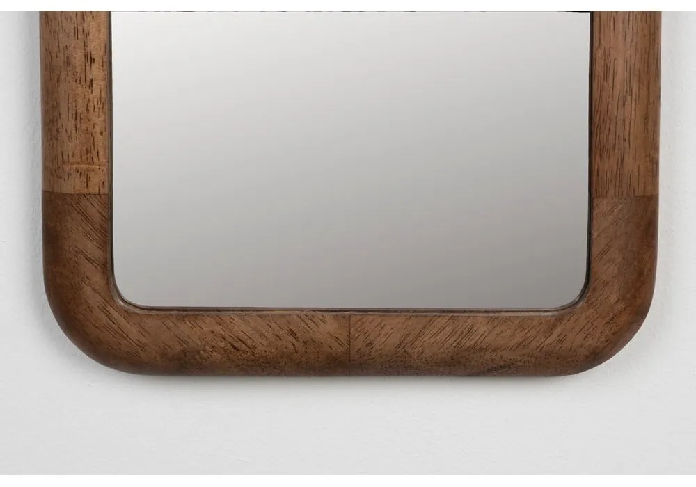 Specchio da parete con cornice in legno 26x120 cm Nyko - White Label