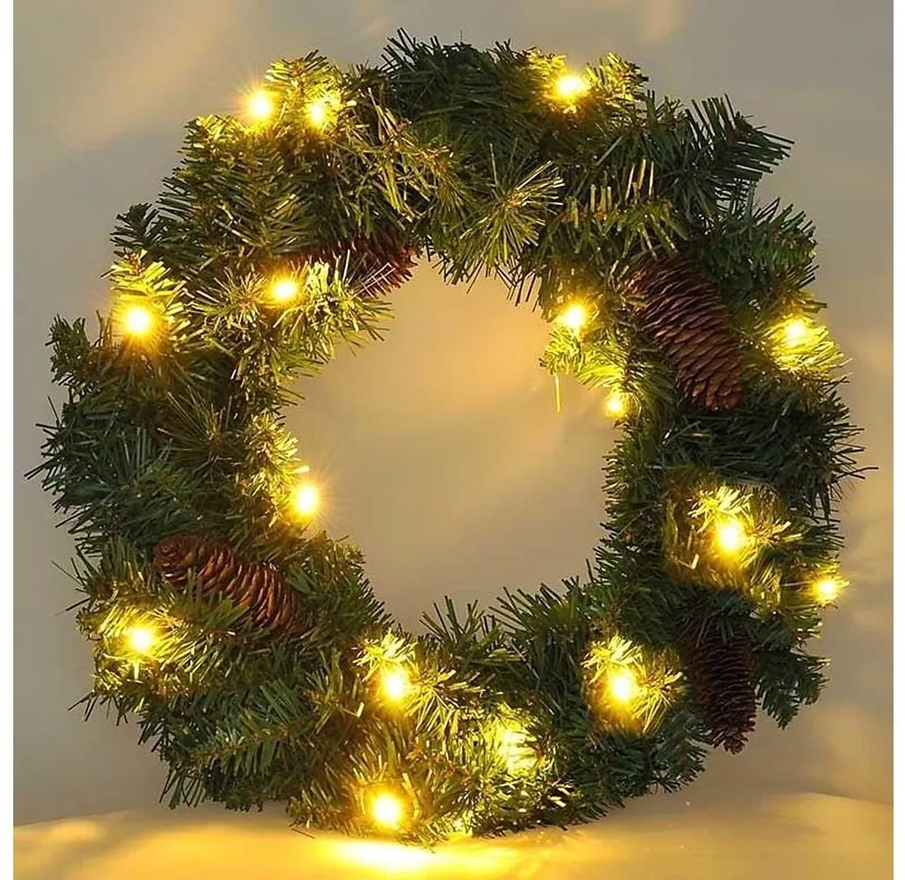 Solight 1V239 - Ghirlanda natalizia LED da esterno 15xLED/3xAA IP44