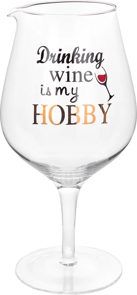 Calice decanter vino 1,6 L scritta