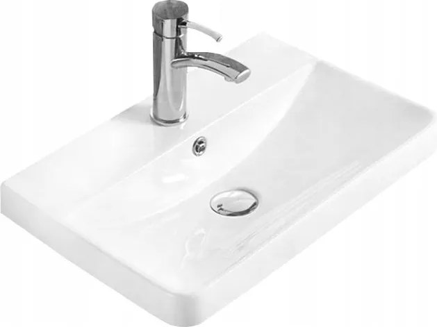 Mexen Dagna lavello da incasso nel piano 60 x 35 cm, bianco - 21996000