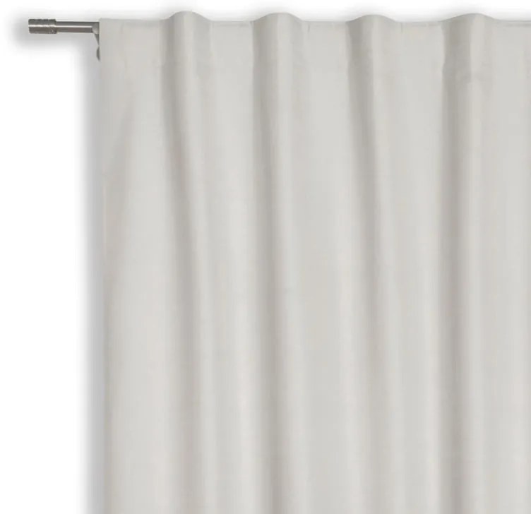 Tenda Linen 60 bianco, passanti nascosti 140x300 cm