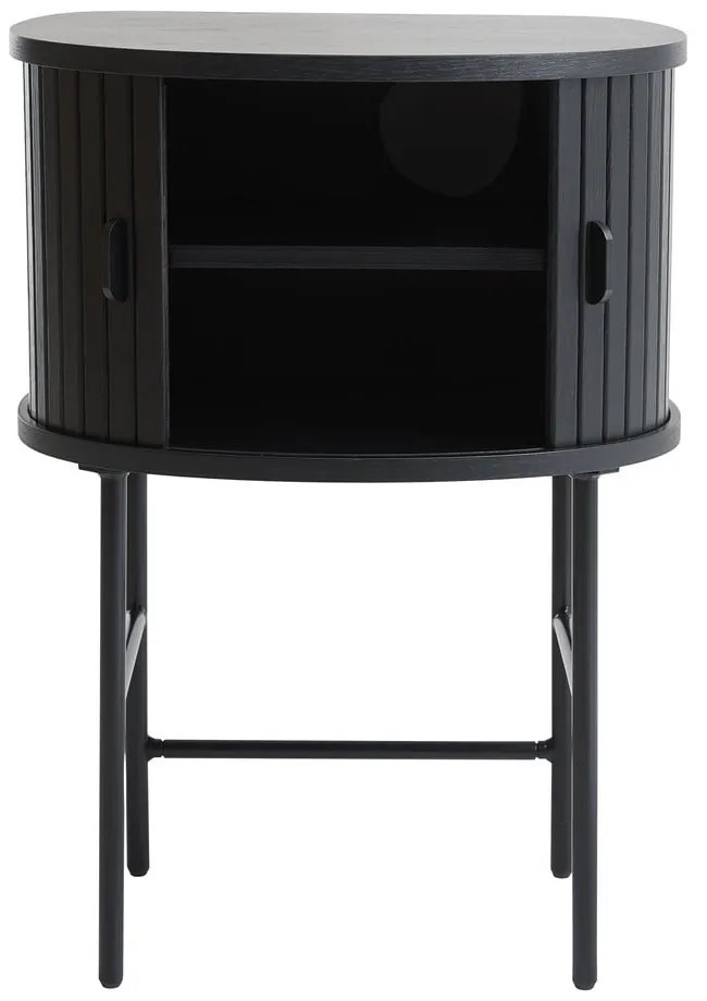 Comodino nero Nola – Unique Furniture