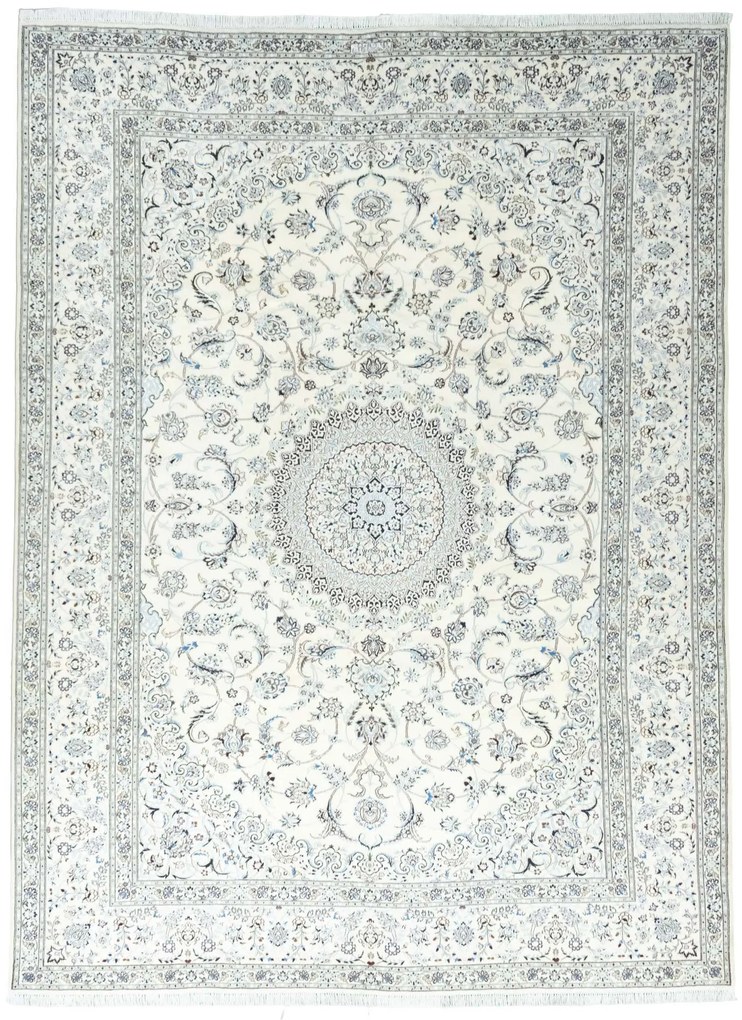 Nain Tappeto 400 x 300 Beige (Iran) Annodato A Mano