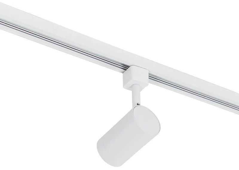 Sistema di illuminazione a binario Smart bianco monofase a 3 luci con Wifi GU10 - Iconic Jeana