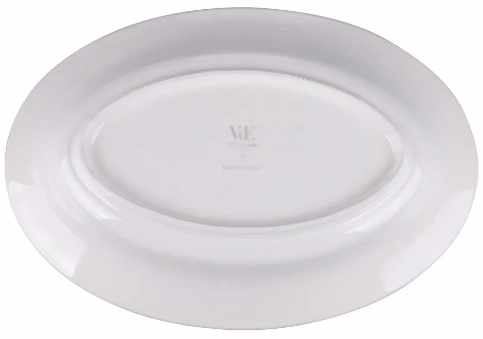 Piatto da portata in ceramica , 48 x 33 cm Face to Grey - VDE Tivoli 1996