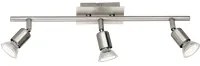 Faretti Barra 3 Spot Led a Soffitto Acciaio Moderno Nimes GD Trio