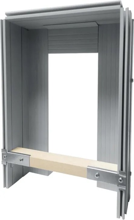 Controtelaio per porta scorrevole per mattone L 142 x H 163 cm