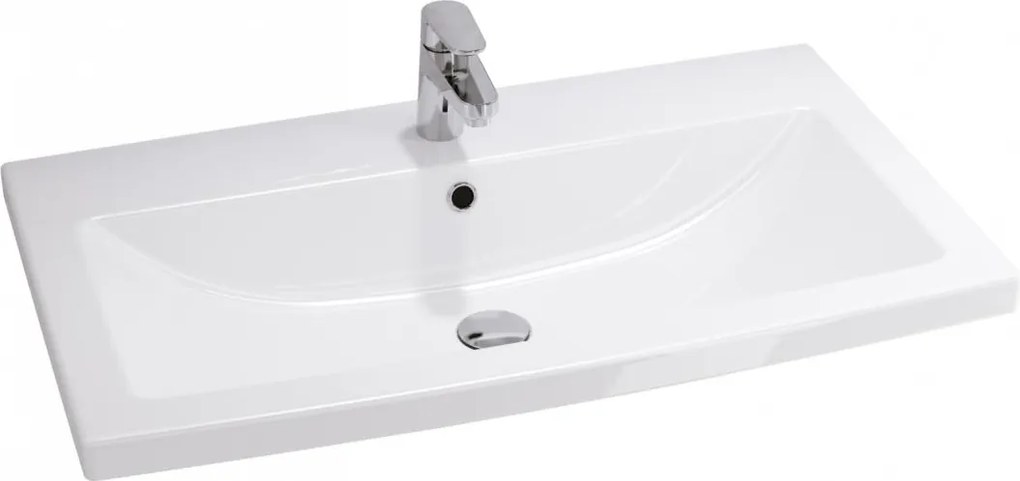 Cersanit K32-004-BOX - Lavabo da incasso COMO 45x80 cm in ceramica/bianco lucido