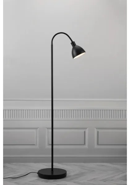 Nordlux - Lampada a piantana RAY 1xE14/25W/230V nera