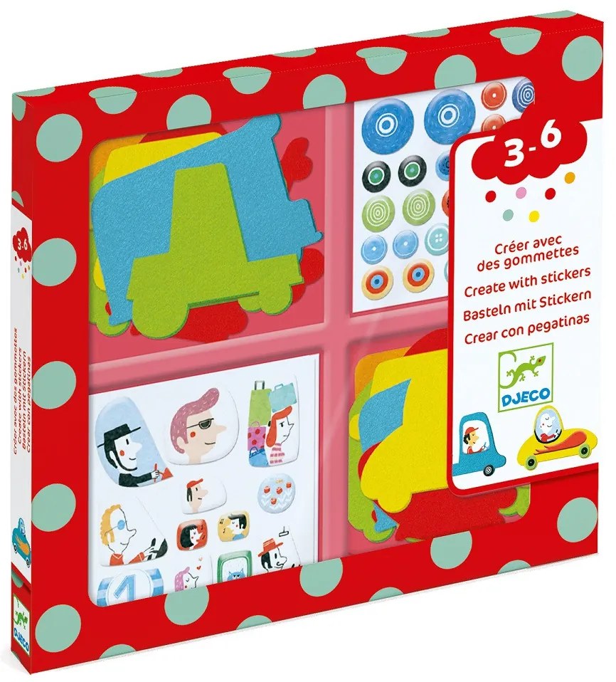 Gioco con adesivi - amiamo le automobili