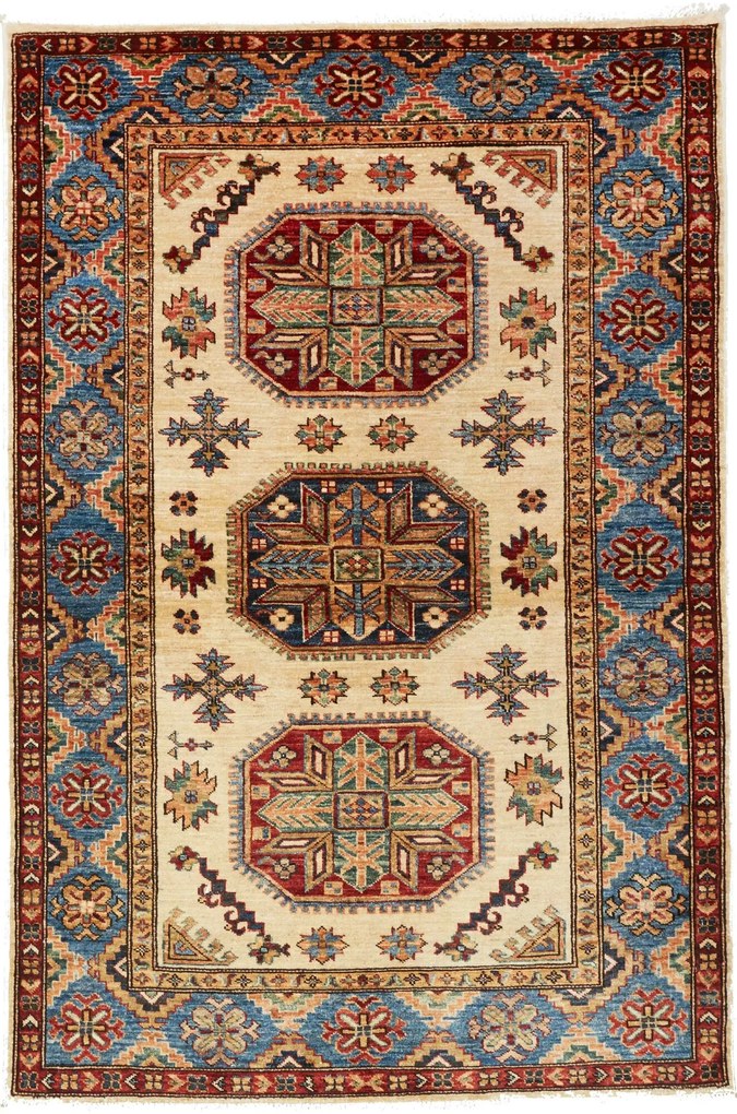 Kazak Tappeto orientale 190x130 (Pakistan) Annodato A Mano