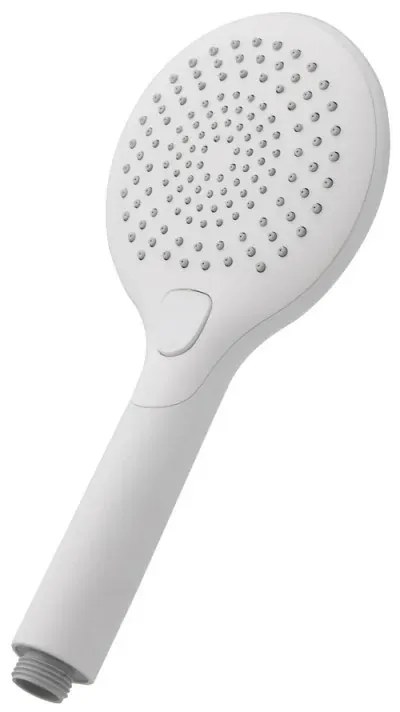 Doccetta tonda 26,5 cm in ABS bianca con 3 getti Hidra