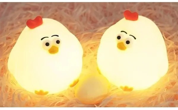 Lampada notturna ricaricabile dimmerabile per bambini LED/1W/5V 3000K 800 mAh - Pulcino