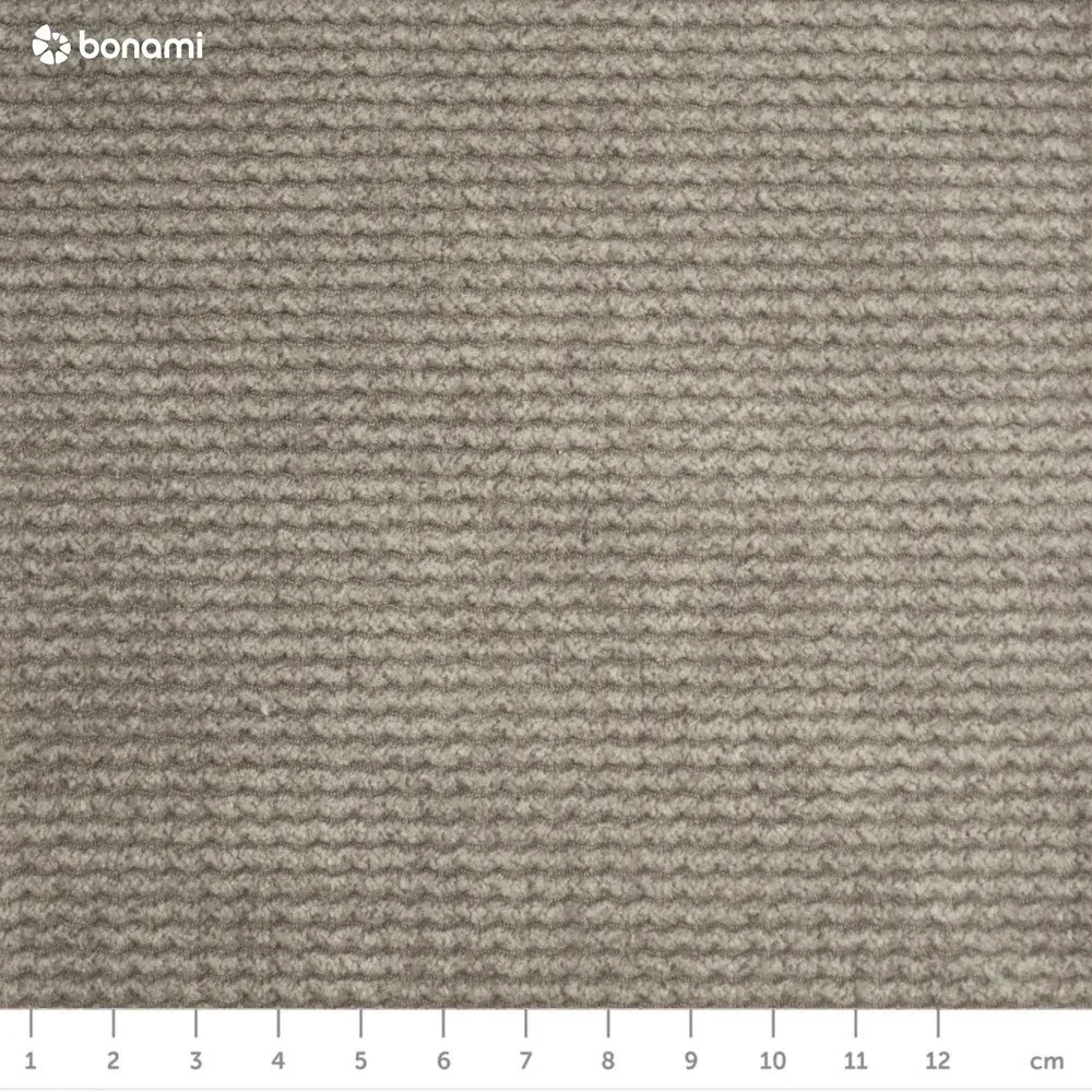 Divano grigio allungabile/con contenitore con rivestimento in velluto a coste 215 cm Bjork – Bonami Selection