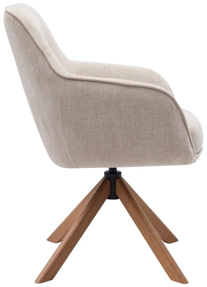 Set di sedie da pranzo color crema in imbottito 2 pz Avola – Unique Furniture