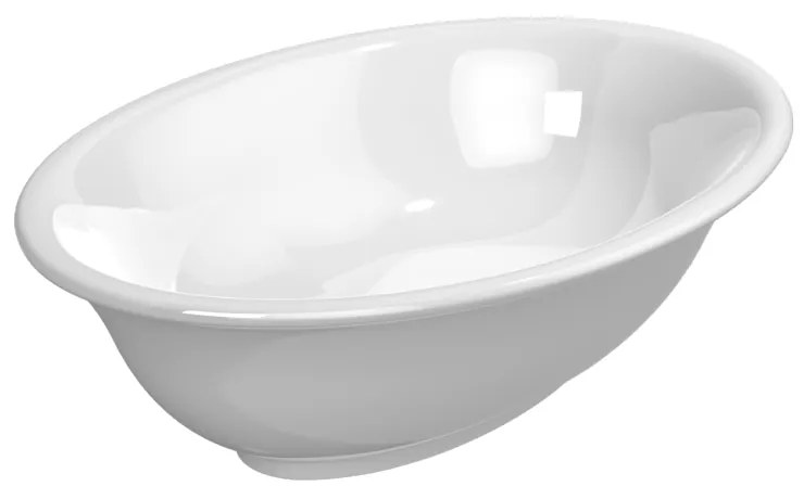 Flaminia BOLL BL56L Lavabo cm 56 da appoggio senza troppopieno in ceramica bianco